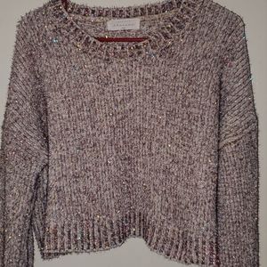 American threads Cropped sweater